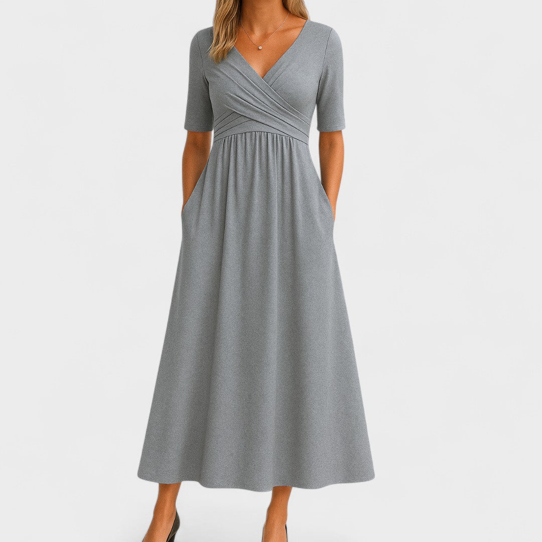 Claribel - Elegant Midi Dress