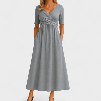 Claribel - Elegant Midi Dress