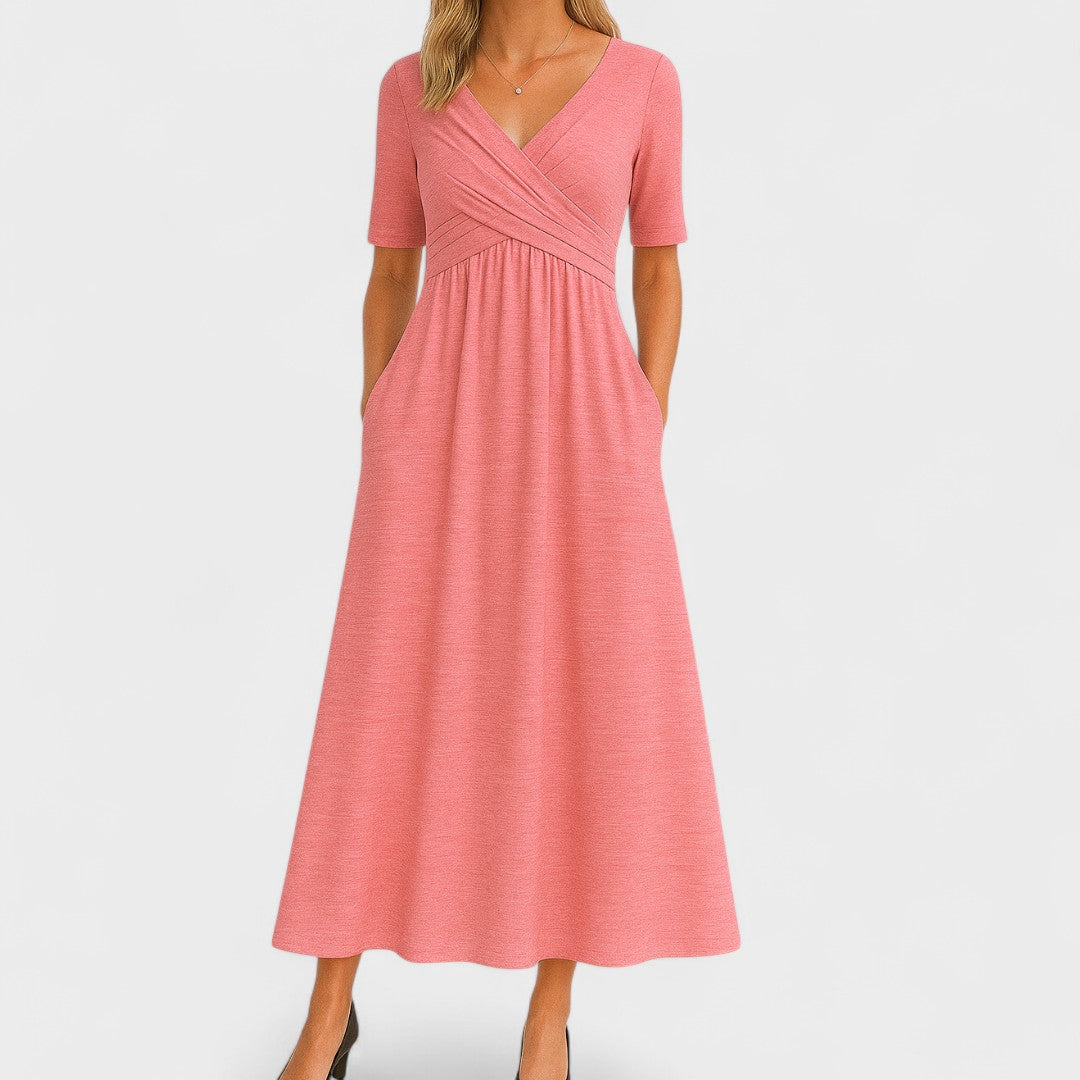 Claribel - Elegant Midi Dress