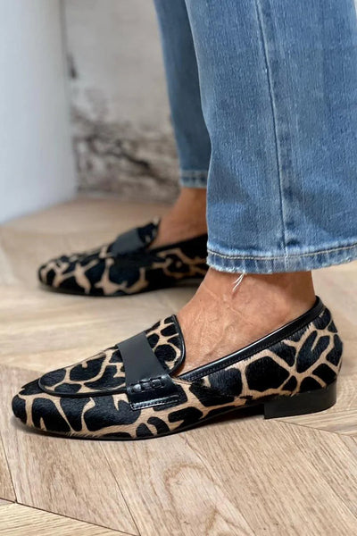 Daphne - Animal Print Loafer With Elegant Detail