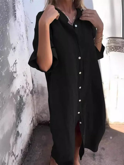 Amelia - Buttoned Breeze Dress