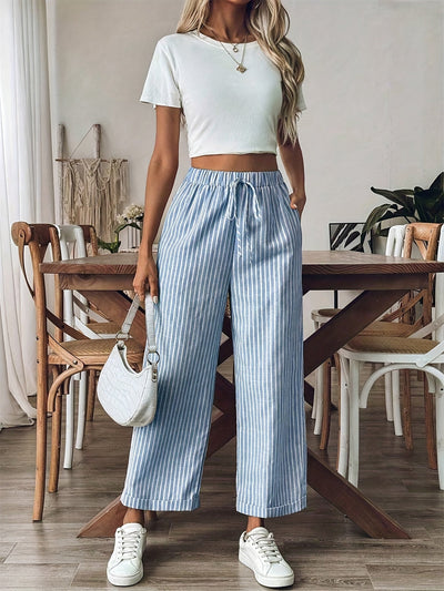 Leona Striped Pants