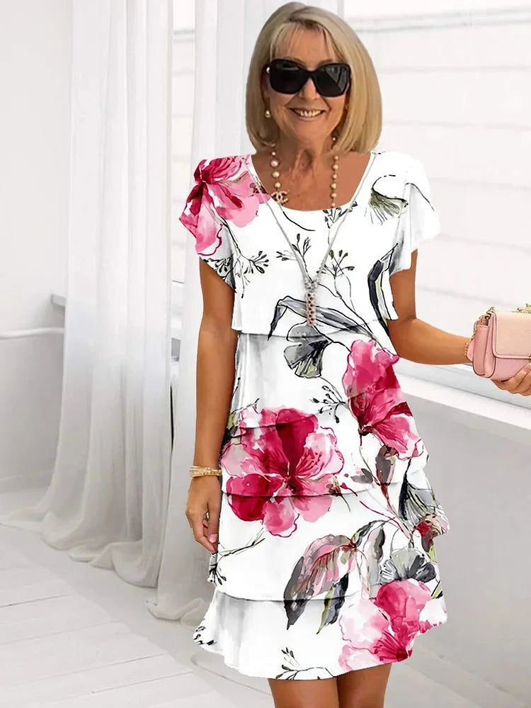 Matilda Ruffled Floral Dress