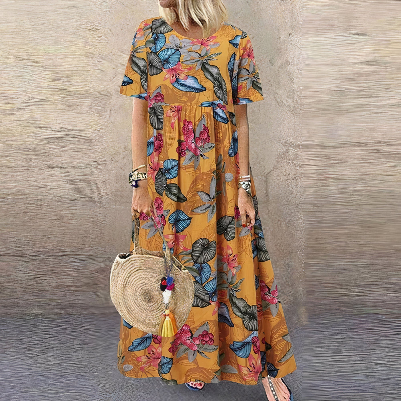 Grace Comfortable floral dress