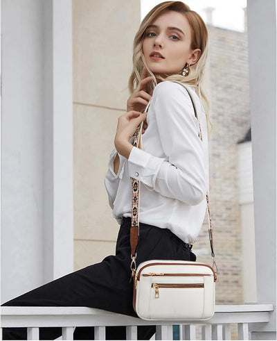 Rebecca Refined Leather Shoulder Bag