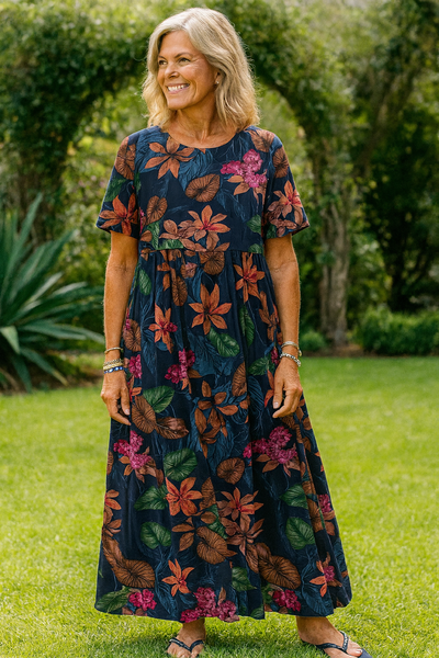 Masie - Breezy Floral Maxi Dress