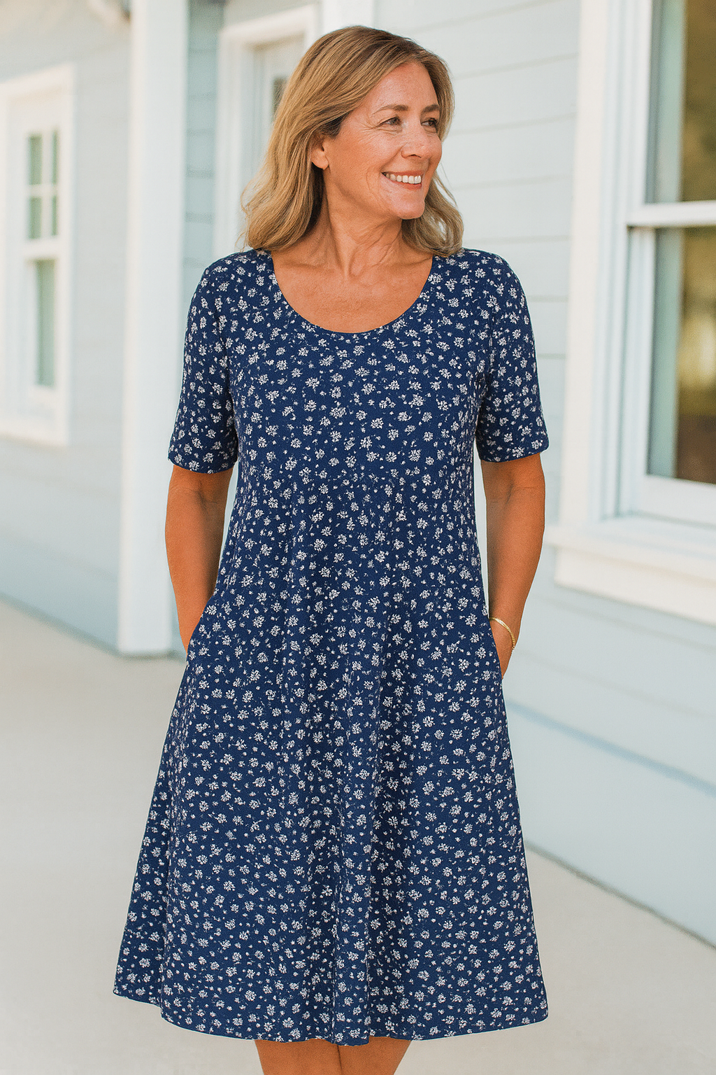 Maribelle - Effortless Floral Midi Dress