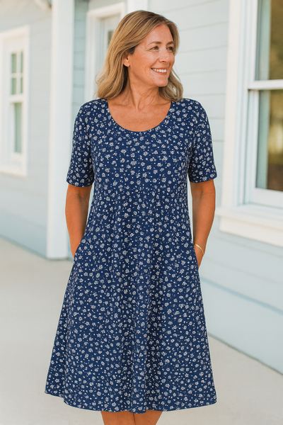Maribelle - Effortless Floral Midi Dress