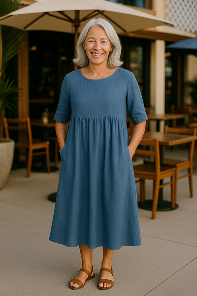 Anora - Flattering Pocket Dress