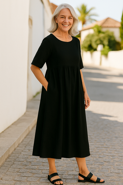Anora - Flattering Pocket Dress