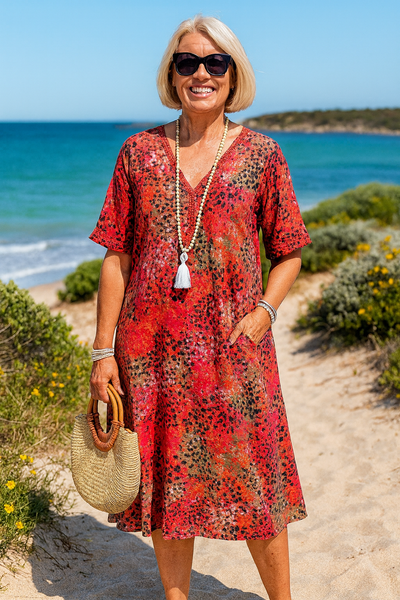 Mary - Elegant Midi Dress