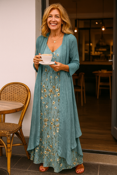 Mariselle - Elegant Two-Piece Maxi Set