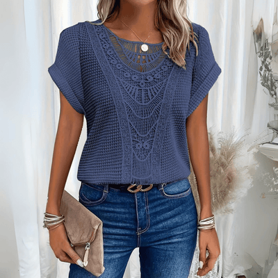 Elena - Elegant Crochet Blouse