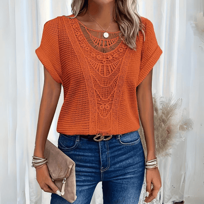 Elena - Elegant Crochet Blouse