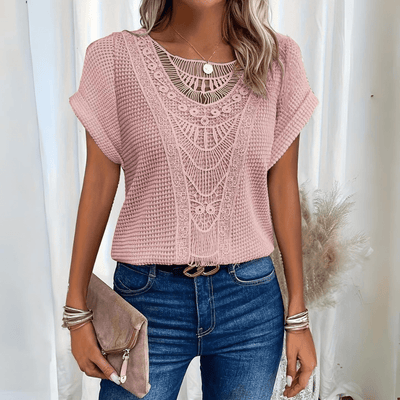 Elena - Elegant Crochet Blouse