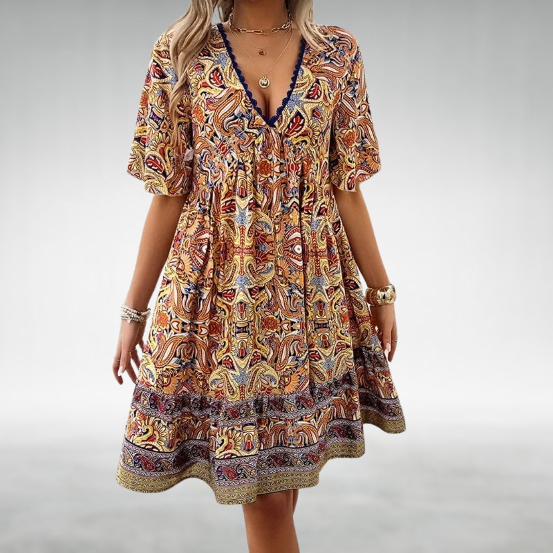 CASTELLE - ELEGANT BOHO DRESS