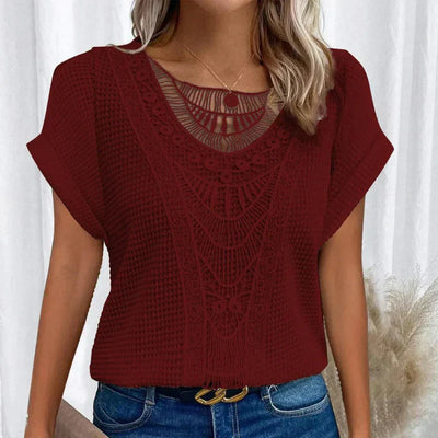 Elena - Elegant Crochet Blouse