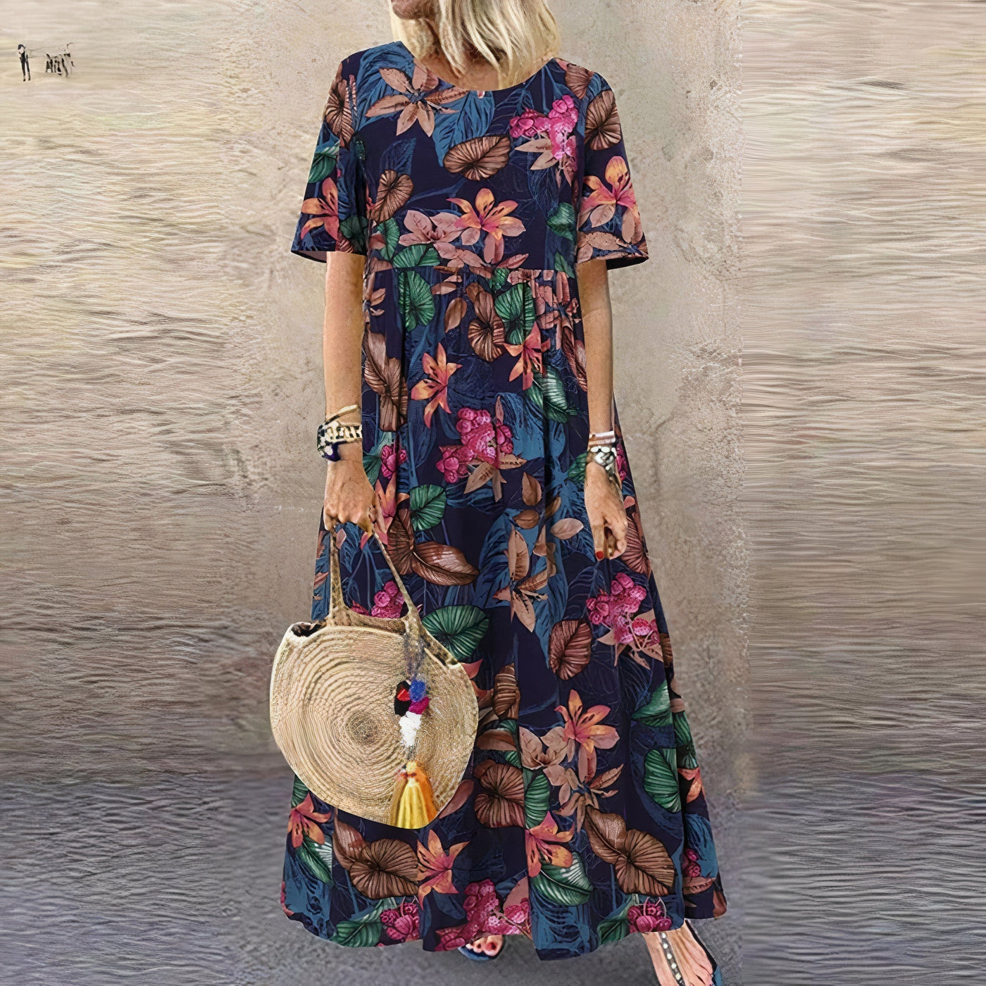 Grace Comfortable floral dress