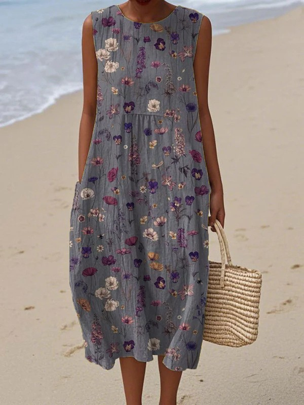 Gwen - Floral Midi Dress