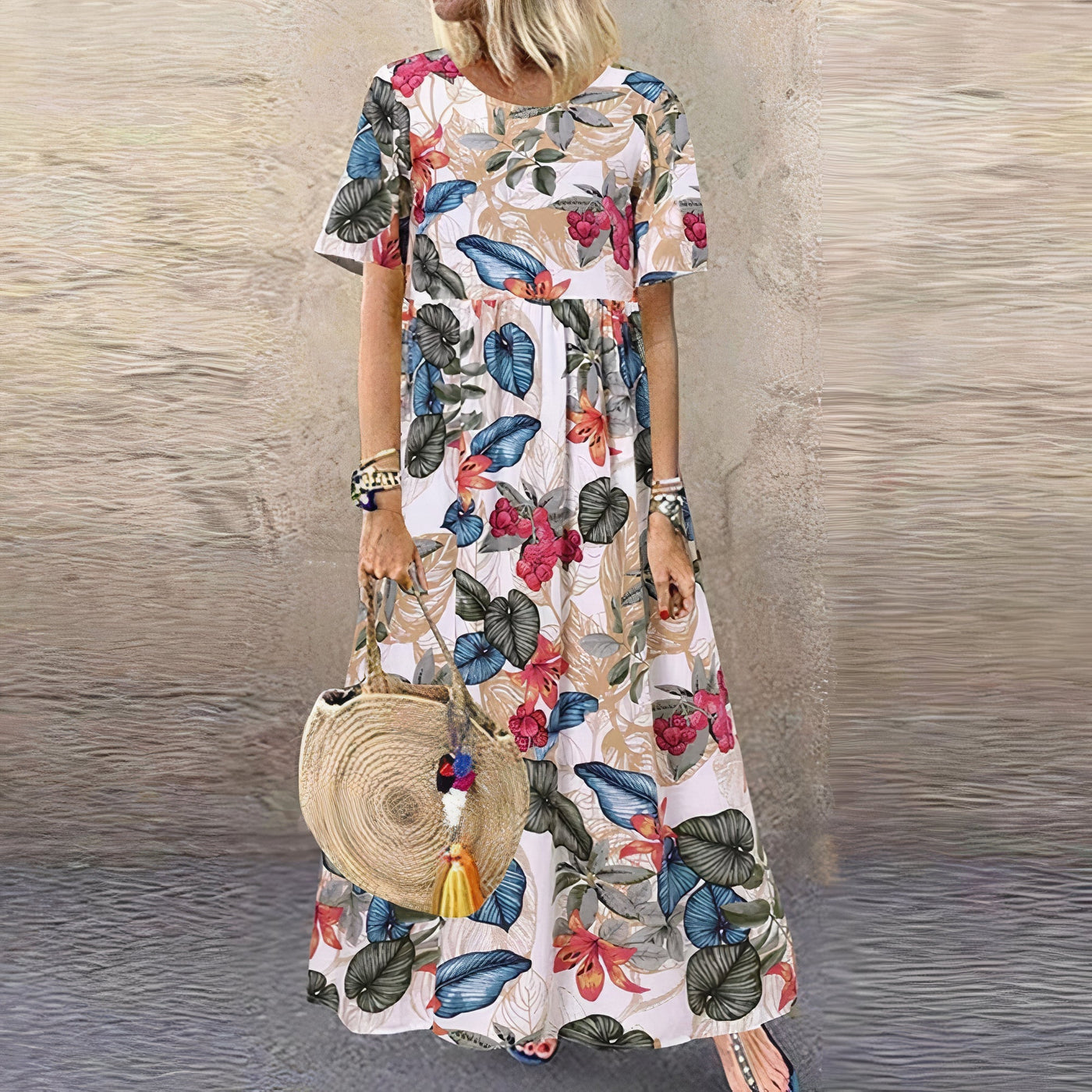 Grace Comfortable floral dress