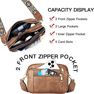 Rebecca Refined Leather Shoulder Bag