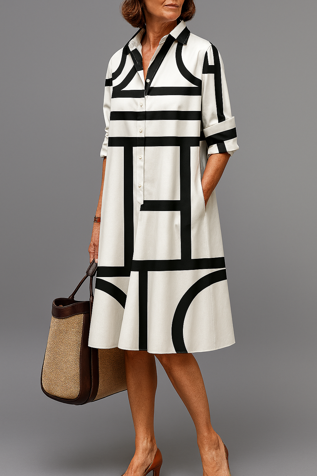 Joie - Luxe Midi Dress for Effortless Elegance
