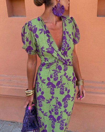 Ayesha - Elegant Floral Dress