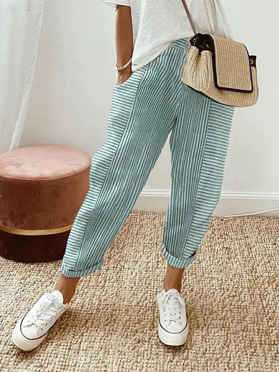 Olivia - Striped Trousers